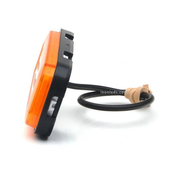 Piloto LED intermitente rectangular 1481 2A 12V 24V Was | LeonLeds