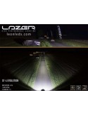 Barre lumineuse LED Lazer Lamps ST4 Evolution, homologuée pour véhicules 4x4 et camions, 43 watts, noire | LeonLeds