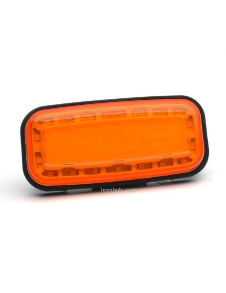 Piloto LED intermitente rectangular 1481 2A 12V 24V Was | LeonLeds