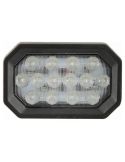 Faro LED de trabajo rectangular para John Deere AL154553 con conector original 4.800Lm 42W