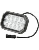 Faro LED de trabajo rectangular para John Deere AL154553 con conector original 4.800Lm 42W
