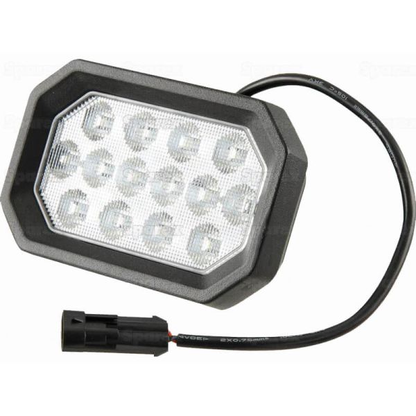Faro LED de trabajo rectangular para John Deere AL154553 con conector original 4.800Lm 42W