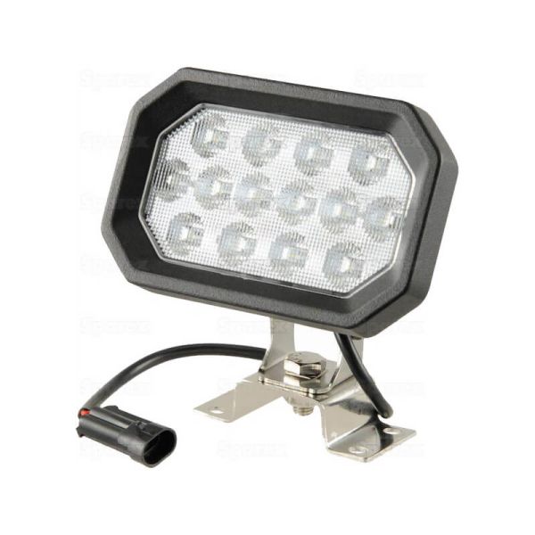 Faro LED de trabajo rectangular para John Deere AL154553 con conector original 4.800Lm 42W