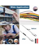 Pack Conector Termorretráctil Amarillo | Para cable de 4-6mm2 | 100 Unidades