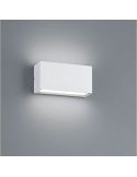 Aplique de pared LED rectangular TRENT blanco