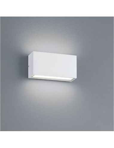 Aplique de pared LED rectangular TRENT blanco