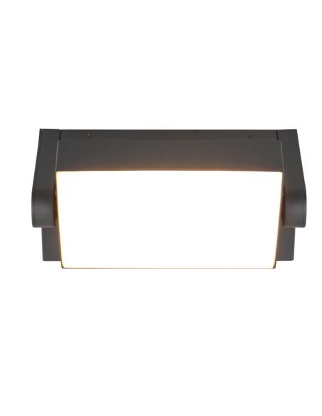 Ejemplo Aplique de Pared LED Exterior Orientable KANSAS en Fachada | LeonLeds