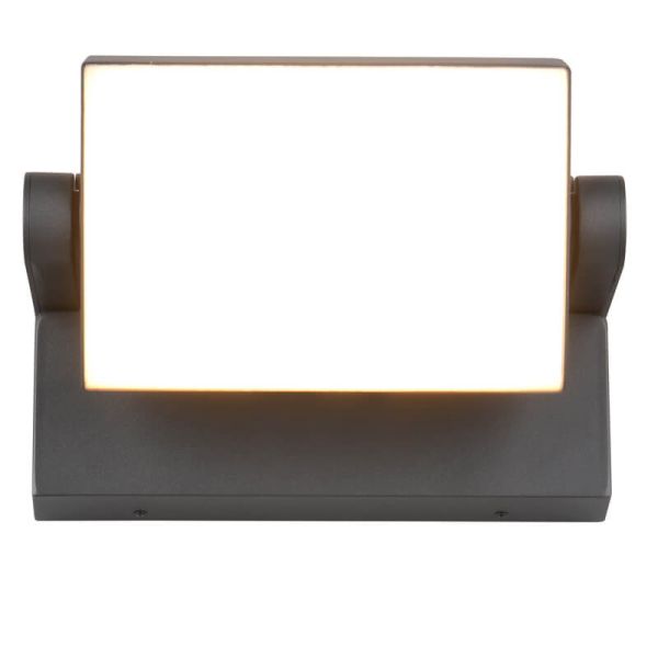 Ejemplo Aplique de Pared LED Exterior Orientable KANSAS en Fachada | LeonLeds