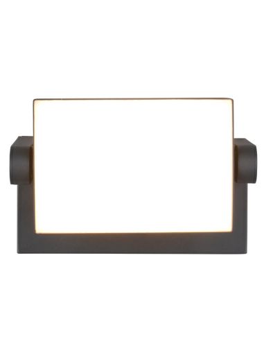 Ejemplo Aplique de Pared LED Exterior Orientable KANSAS en Fachada | LeonLeds