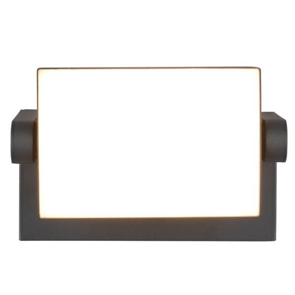 Ejemplo Aplique de Pared LED Exterior Orientable KANSAS en Fachada | LeonLeds