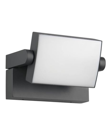 Ejemplo Aplique de Pared LED Exterior Orientable KANSAS en Fachada | LeonLeds