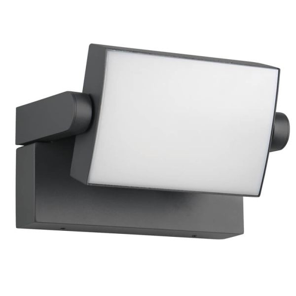 Ejemplo Aplique de Pared LED Exterior Orientable KANSAS en Fachada | LeonLeds
