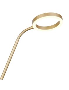 Lampadaire LED WILLIS de couleur or, design moderne et efficace. 2