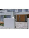 Lámpara Sobremuro Exterior UTAH 1L E27 IP65 Gris Oscuro