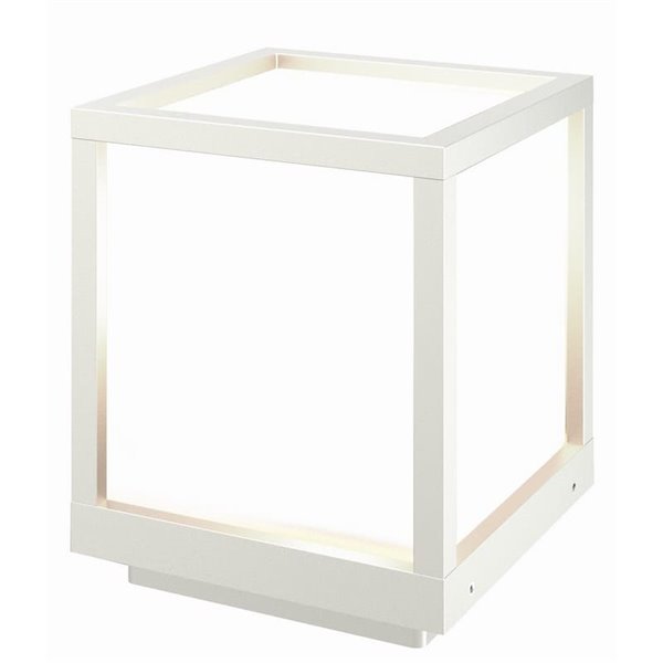 Lámpara Sobremuro Exterior UTAH 1L E27 IP65 Blanca