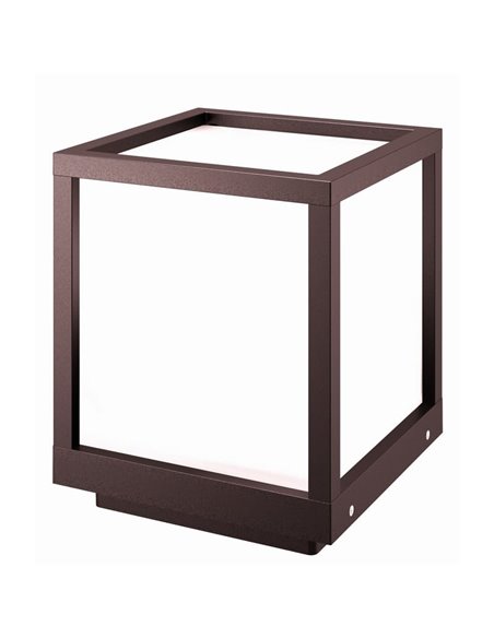 Lámpara Sobremuro Exterior UTAH 1L E27 IP65 Corten