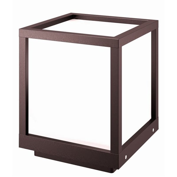 Lámpara Sobremuro Exterior UTAH 1L E27 IP65 Corten