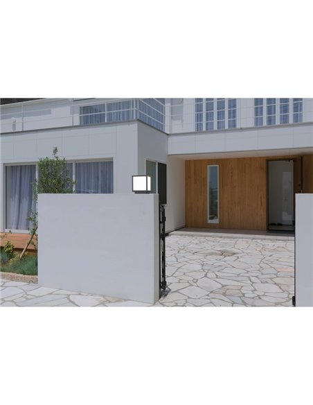 Candeeiro de parede exterior UTAH 1L E27 IP65 Corten