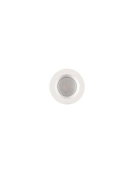 Downlight Empotrable LED COB 8W para baños SAFE Blanco Texturado, 3000K 730lm IP65