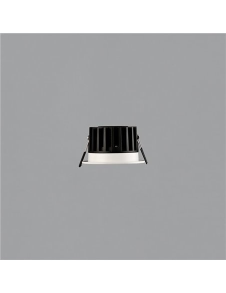 Downlight Empotrable LED COB 8W para baños SAFE Blanco Texturado, 3000K 730lm IP65