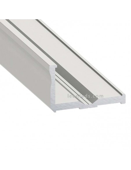 Perfil Aluminio de superficie en esquina -Tipo E- 2M | LeonLeds