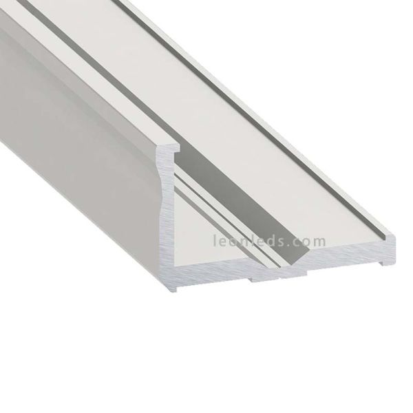 Perfil Aluminio de superficie en esquina -Tipo E- 2M | LeonLeds