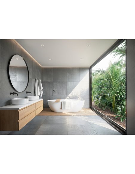 Downlight Encastrable LED COB 13W pour Salle de Bain SAFE Blanc Texturé, 3000K 1360lm IP65