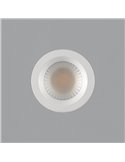 Downlight Empotrable LED COB 13W para baños SAFE Blanco Texturado, 3000K 1360lm IP65