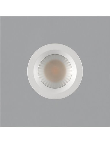Downlight Encastrable LED COB 13W pour Salle de Bain SAFE Blanc Texturé, 3000K 1360lm IP65