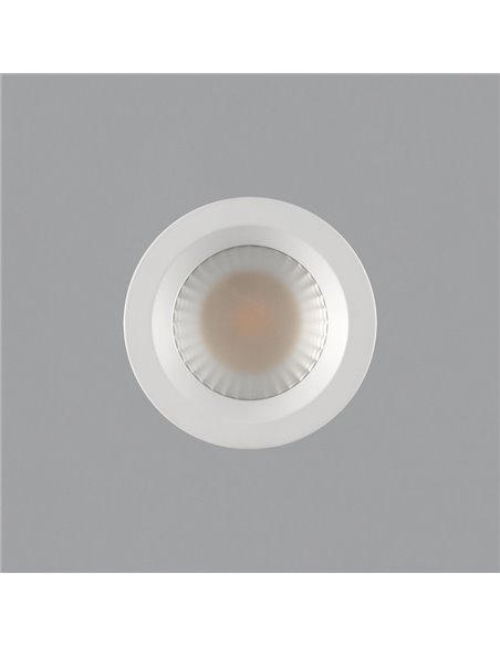 Downlight Empotrable LED COB 13W para baños SAFE Blanco Texturado, 3000K 1360lm IP65