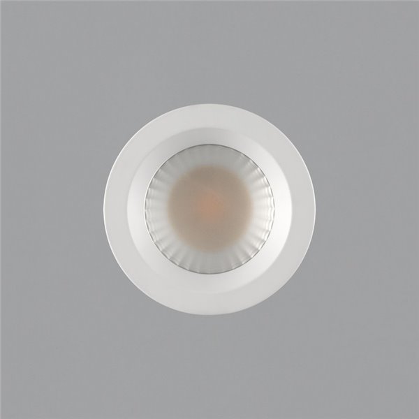 Lâmpada embutida LED COB 13W para banheiros SAFE Branco texturizado, 3000K 1360lm IP65
