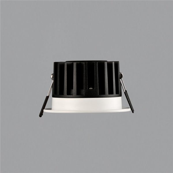 Lâmpada embutida LED COB 13W para banheiros SAFE Branco texturizado, 3000K 1360lm IP65