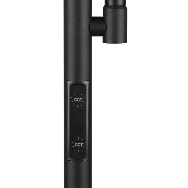 Interruptores separados para controlar de forma independente o projetor e o braço flexível.