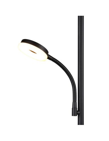 Brazo flexible de la lámpara SPECTER para iluminación ajustable y focalizada.