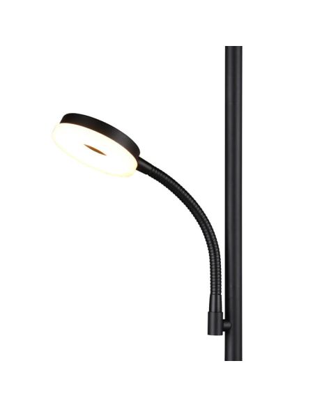 Brazo flexible de la lámpara SPECTER para iluminación ajustable y focalizada.