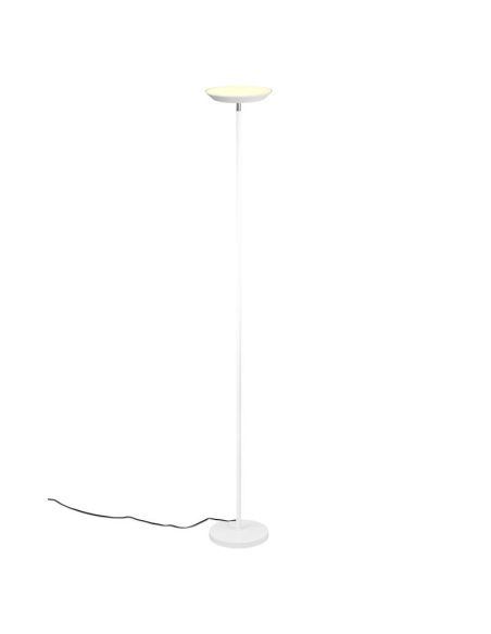 Base estable y elegante de la lámpara SPECTER en blanco mate.
