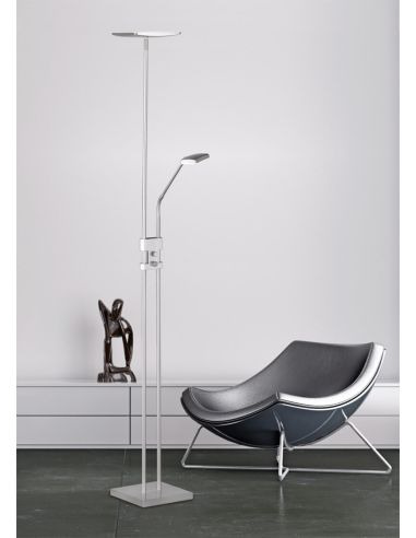 Iluminação indireta que proporciona calor e amplitude visual ao espaço