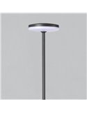 Baliza de exterior LED con Pico a la tierra y Base de superficie antracita Textu., 12W 3000K 1230lm