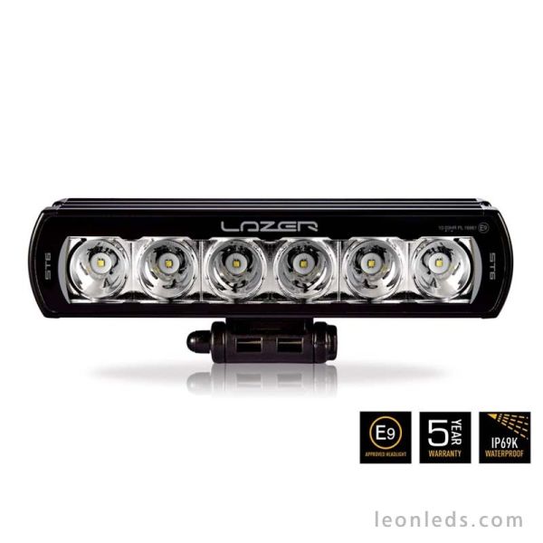 Lâmpadas Lazer ST6 Evolution LED Bar Aprovado para Veículos 4X4 e Caminhões 70Watts de potência Preto | leonleds
