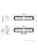 Barra de LED Lazer Lamps ST6 Evolution Homologada para Vehículos 4X4 y Camiones 70Watios de potencia Negra | LeonLeds