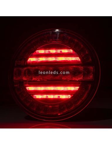 Piloto LED redondo con Niebla y Marcha atrás FT-214 Fristom | LeonLeds Iluminación