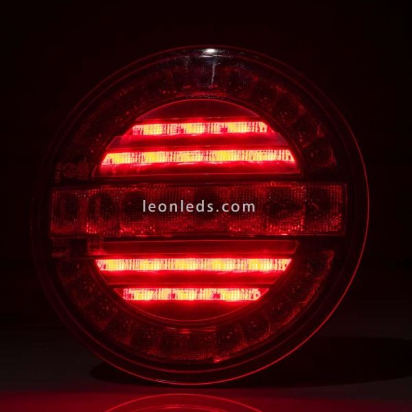 Piloto LED redondo con Niebla y Marcha atrás FT-214 Fristom | LeonLeds Iluminación