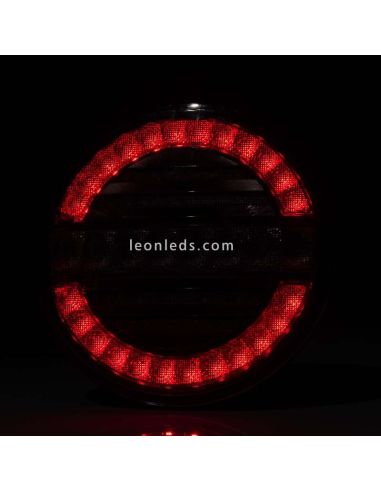 Feu rond à LED avec antibrouillard et marche arrière FT-214 Fristom | Éclairage LéonLeds