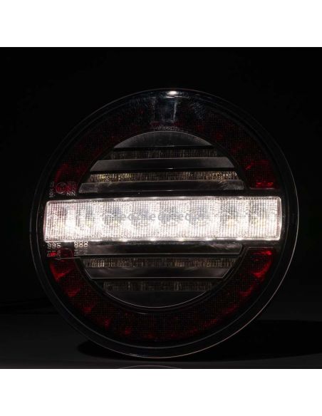 Feu LED rond avec antibrouillard et marche arrière FT-214 Fristom | Éclairage LéonLeds