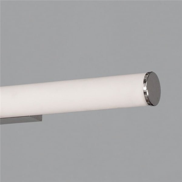 Aplique LED para baños URA Opal/Cromo, 19W 1780lm, 3000K-4000K, IP44, con Interruptor deslizante