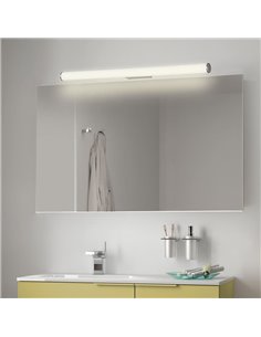 Applique salle de bain LED URA Opale/Chrome, 19W 1780lm, 3000K-4000K, IP44, avec interrupteur coulissant 2
