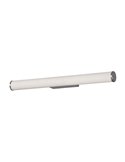 Aplique LED para baños URA Opal/Cromo, 19W 1780lm, 3000K-4000K, IP44, con Interruptor deslizante