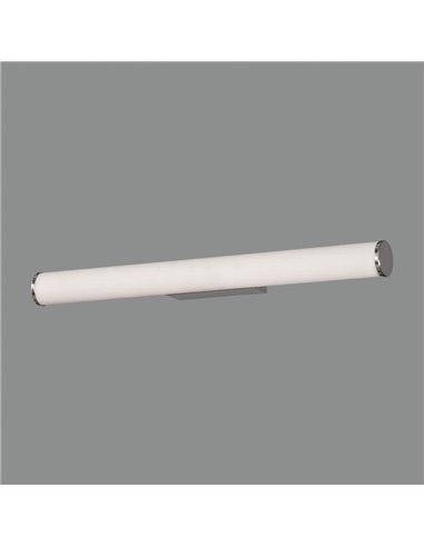 Aplique LED para baños URA Opal/Cromo, 19W 1780lm, 3000K-4000K, IP44, con Interruptor deslizante