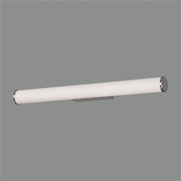 Aplique LED para baños URA Opal/Cromo, 19W 1780lm, 3000K-4000K, IP44, con Interruptor deslizante
