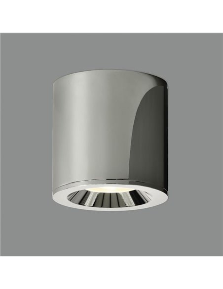 Plafon cromado para banheiro VANDUO, GU10 8W, IP65